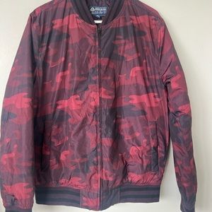 Red camo jacket medium, American rag